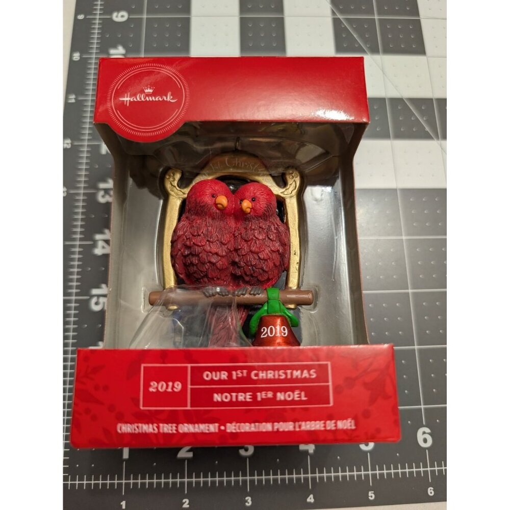 Hallmark Our 1st Christmas 2019 Love Birds Christmas tree ornament sealed